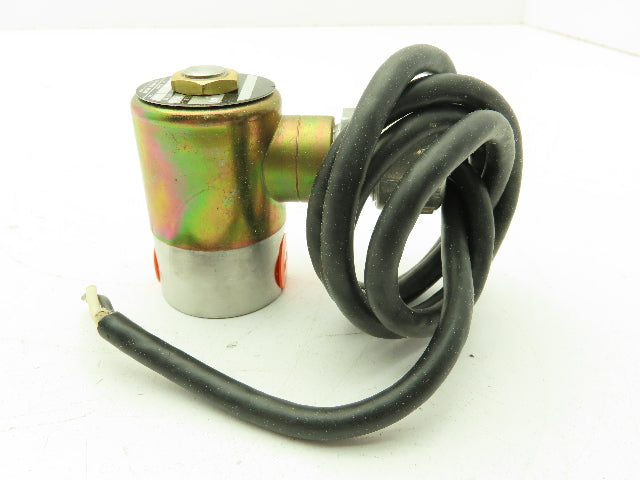 Honeywell Skinner V5L1390 Solenoid Valve 120VAC 125 PSI 1/4" NPT  N.C.