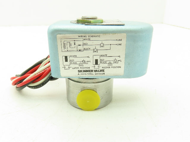 Honeywell Skinner V5RAM44480 Solenoid Valve 120VAC 100 PSI 1/4" NPT (NC)