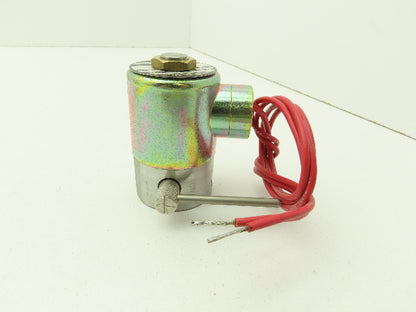 V5D63120 Skinner Solenoid Valve 2-Way 120VAC 250 PSI 1/8" NPT Manual Shut-Off