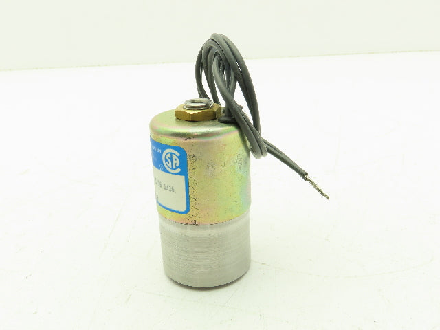 Honeywell Skinner V5H57420 Solenoid Valve 3-Way (NC) 220VAC 100 PSI 1/4" NPT V5