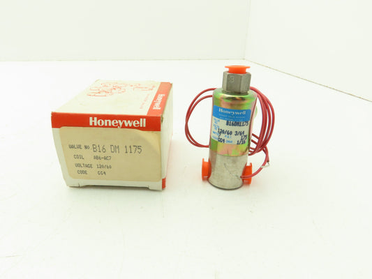 Honeywell Skinner B16DM1175 Directional Control Valve 3-Way 120VAC 175 PSI 1/8"
