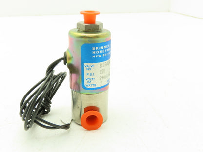 Honeywell Skinner B13ADK1150 Solenoid Valve 3-Way (NC) 240VAC 150 PSI 1/8" NPT