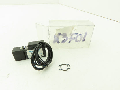Honeywell Skinner K3F01 Solenoid Poppet Valve 3-Way (NC) 12VDC 100 PSI