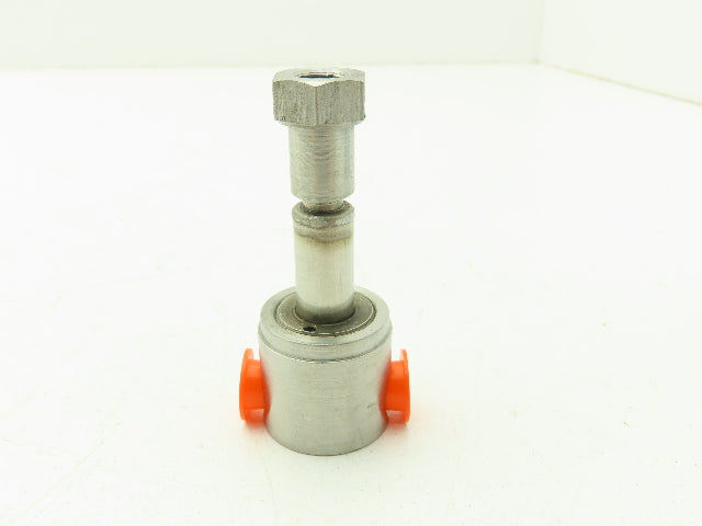 Skinner B13DX4 Stainless Solenoid Valve 3-Way (NC) 1/8" NPT  - No Coil  LOT OF 3