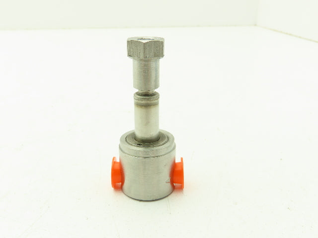 Skinner B13DX4 Stainless Solenoid Valve 3-Way (NC) 1/8" NPT  - No Coil  LOT OF 3