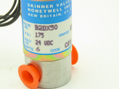 Honeywell Skinner B2DX50 Solenoid Valve 2-Way (NC) 24VDC 175 PSI 1/8" NPT