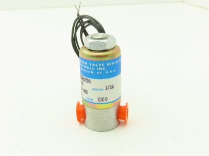 Honeywell Skinner B2DX50 Solenoid Valve 2-Way (NC) 24VDC 175 PSI 1/8" NPT