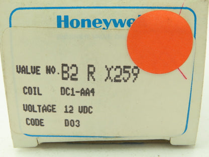 Honeywell Skinner B2RX259 Solenoid Valve 2-Way (NC) 12VDC 25 PSI 1/8" NPT