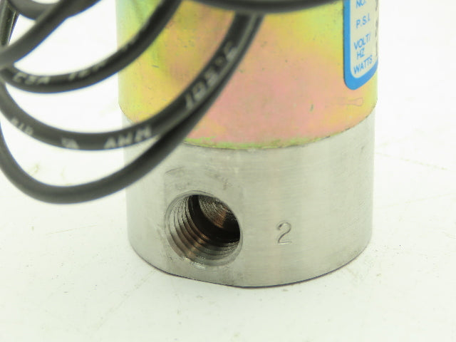 Honeywell Skinner V57DA2030 Solenoid Valve 2-Way (NC) 24VDC 30 PSI 1/4" NPT