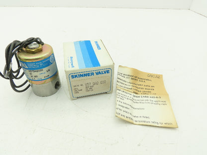Honeywell Skinner V57DA2030 Solenoid Valve 2-Way (NC) 24VDC 30 PSI 1/4" NPT
