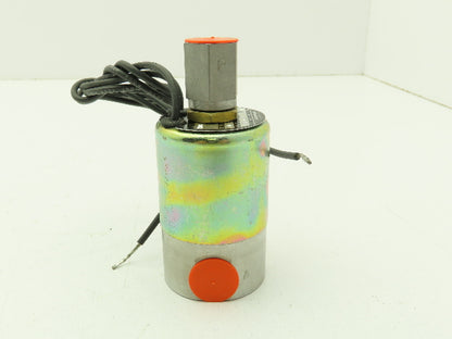Honeywell Skinner V5H60940 Solenoid Valve 3-Way 24VDC 75 PSI NO 1/4" NPT