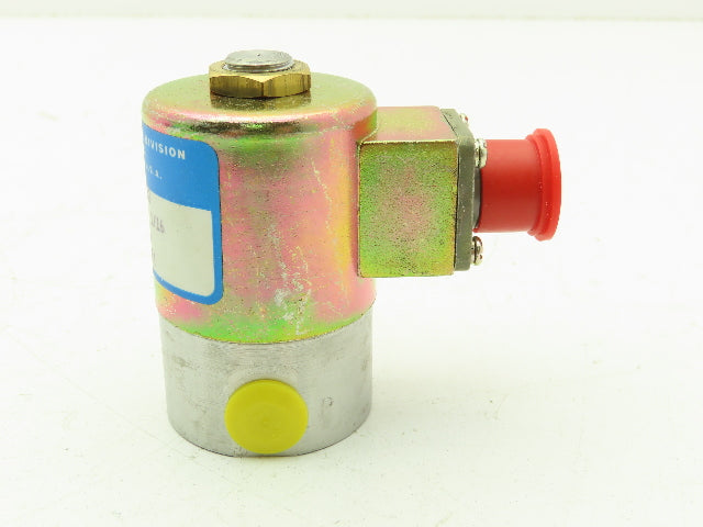 Honeywell Skinner V52HDC11252 Solenoid Valve 2-Way (NC) 120V 1250 PSI 1/8" NPT