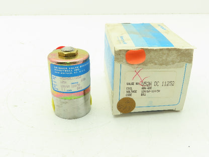 Honeywell Skinner V52HDC11252 Solenoid Valve 2-Way (NC) 120V 1250 PSI 1/8" NPT