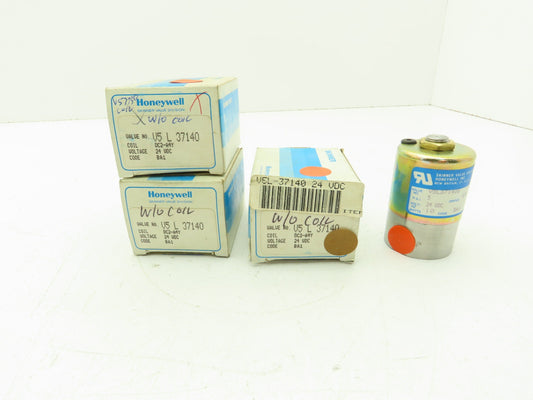 Honeywell Skinner V5L37140 Solenoid Valve 2-Way (NC) 5 PSI  - No Coil  LOT OF 3