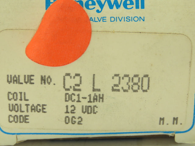 Honeywell Skinner C2L2380 Solenoid Valve 2-Way (NC) 12VDC 50 PSI 1/8" NPT