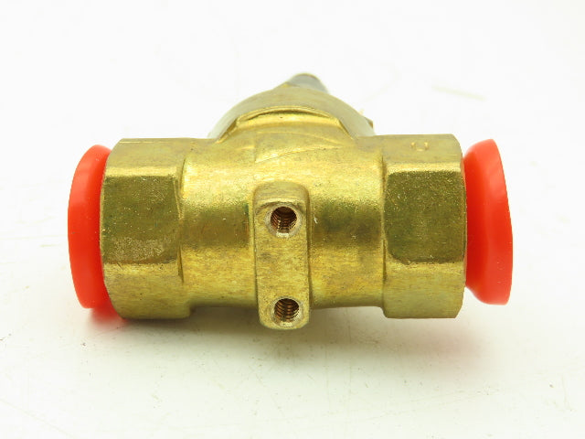 Honeywell Skinner 707N3 Brass Solenoid Valve 2-Way (NC) 1/2" NPT -No Coil