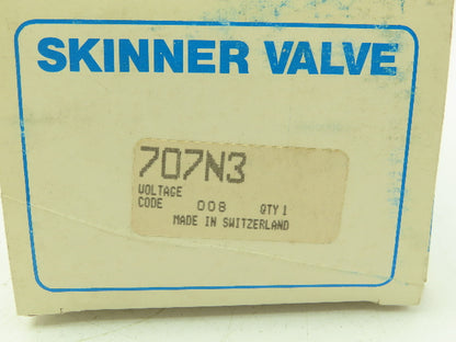 Honeywell Skinner 707N3 Brass Solenoid Valve 2-Way (NC) 1/2" NPT -No Coil