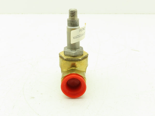 Honeywell Skinner 707N3 Brass Solenoid Valve 2-Way (NC) 1/2" NPT -No Coil