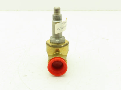 Honeywell Skinner 707N3 Brass Solenoid Valve 2-Way (NC) 1/2" NPT -No Coil