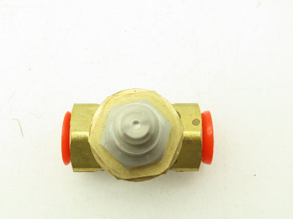 Honeywell Skinner 707N1 Brass Solenoid Valve 2-Way (NC) 3/8" NPT -No Coil
