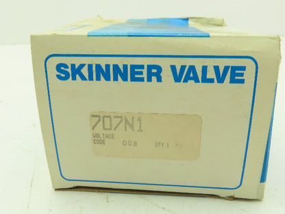 Honeywell Skinner 707N1 Brass Solenoid Valve 2-Way (NC) 3/8" NPT -No Coil