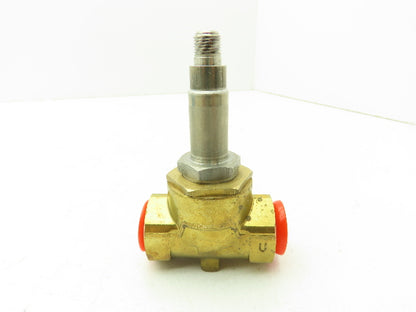 Honeywell Skinner 707N1 Brass Solenoid Valve 2-Way (NC) 3/8" NPT -No Coil
