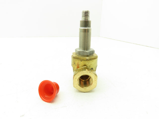 Honeywell Skinner 707N1 Brass Solenoid Valve 2-Way (NC) 3/8" NPT -No Coil