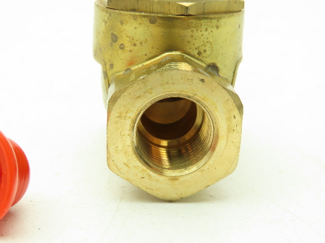 Honeywell Skinner 707N1 Brass Solenoid Valve 2-Way (NC) 3/8" NPT -No Coil