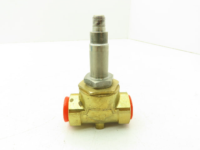 Honeywell Skinner 707N1 Brass Solenoid Valve 2-Way (NC) 3/8" NPT -No Coil