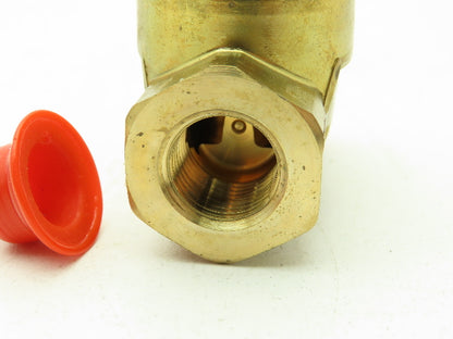 Honeywell Skinner 707N1 Brass Solenoid Valve 2-Way (NC) 3/8" NPT -No Coil
