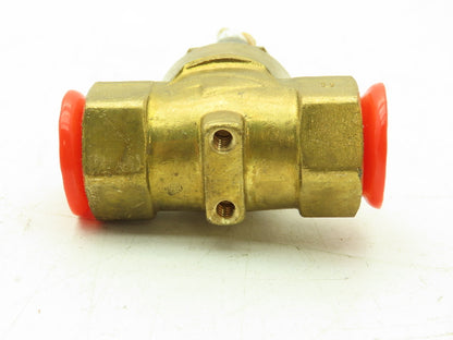 Honeywell Skinner 709N2 Brass Solenoid Valve 2-Way (NC) 1/2" NPT -No Coil