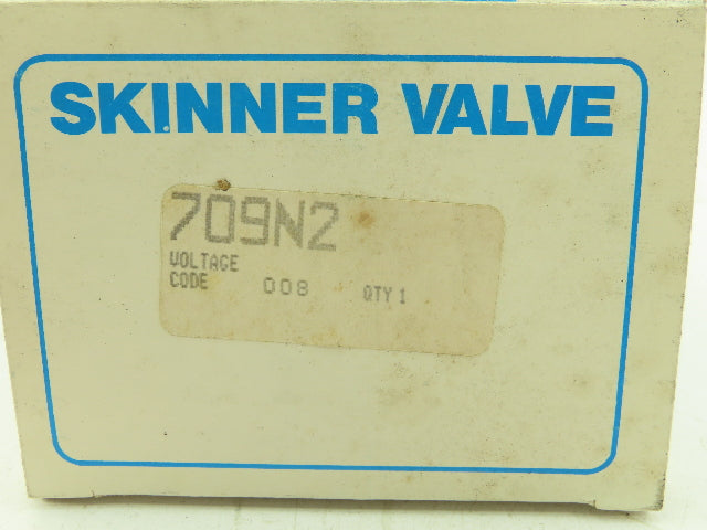 Honeywell Skinner 709N2 Brass Solenoid Valve 2-Way (NC) 1/2" NPT -No Coil