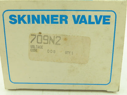 Honeywell Skinner 709N2 Brass Solenoid Valve 2-Way (NC) 1/2" NPT -No Coil