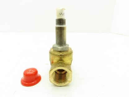 Honeywell Skinner 709N2 Brass Solenoid Valve 2-Way (NC) 1/2" NPT -No Coil