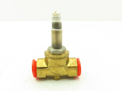 Honeywell Skinner 709N2 Brass Solenoid Valve 2-Way (NC) 1/2" NPT -No Coil