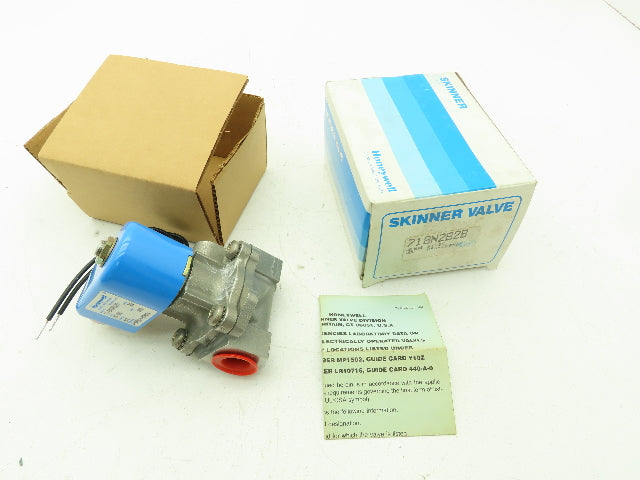 Honeywell Skinner 718N2B2B Solenoid Valve 2-Way (NC) 24VDC 0-40 PSI 1/2" NPT