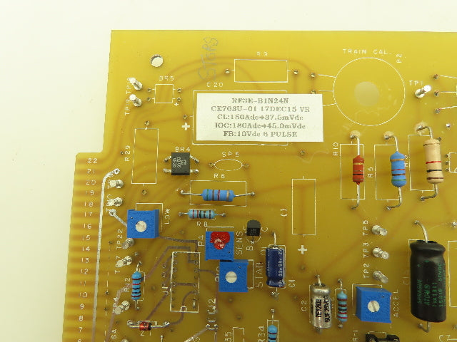 Kinetics Control Systems RF3F Circuit Board Locomotive Control Panel