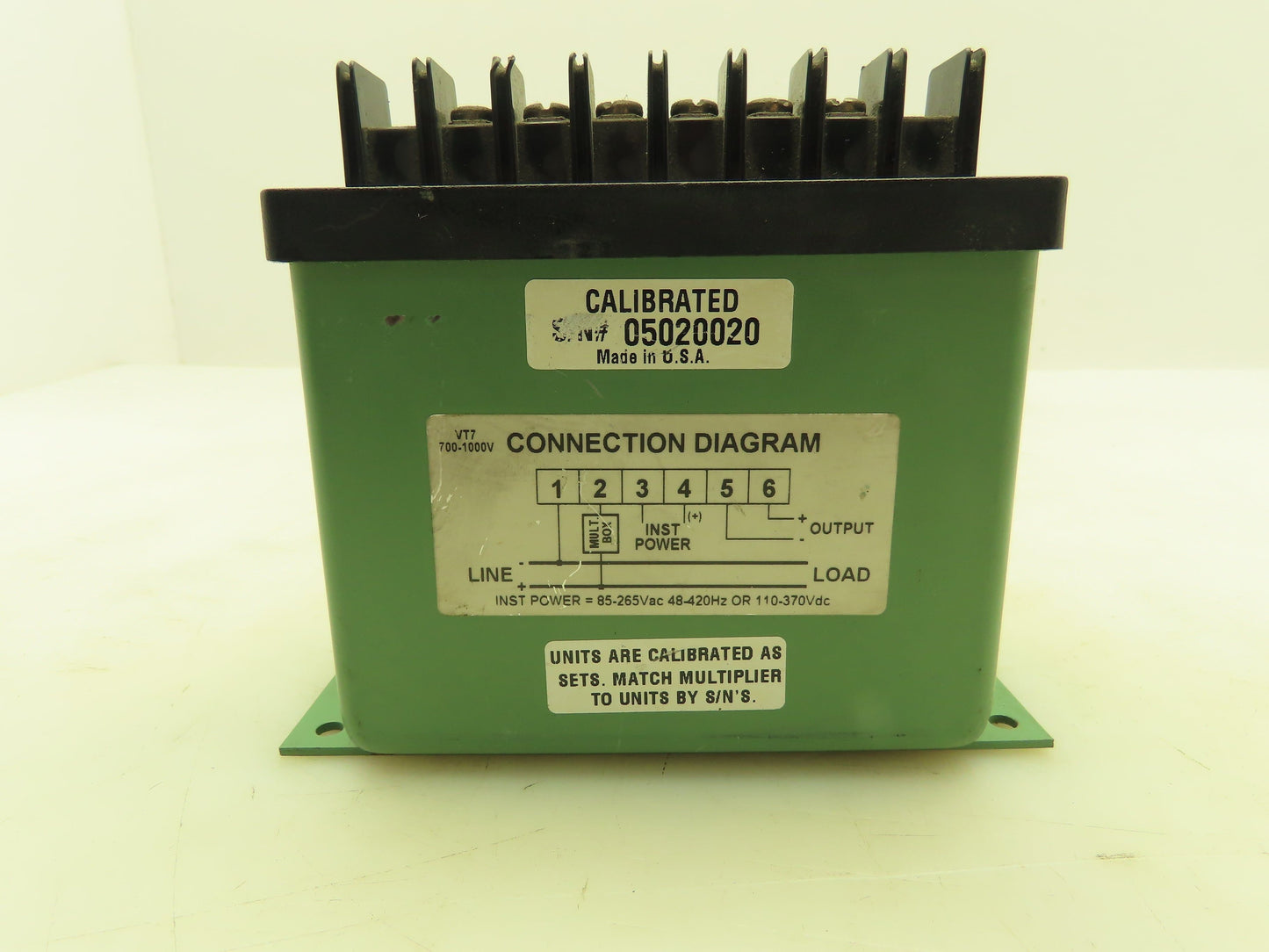 Ohio Semitronics VT7-014E DC Voltage Isolated Transducer