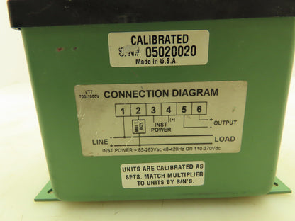 Ohio Semitronics VT7-014E DC Voltage Isolated Transducer