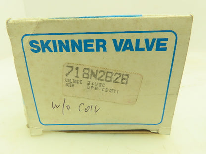 Honeywell Skinner 718N2B2B Solenoid Valve 2-Way (NC) 0-40 PSI 1/2" NPT  -No Coil