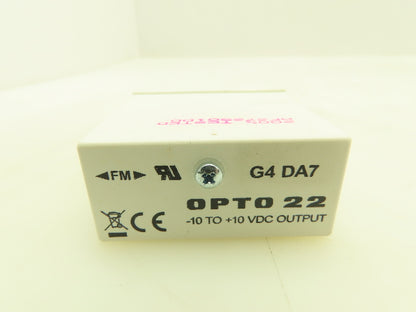 Opto22 G4 DA7 G4 Analog I/O Input Output Module Single channel
