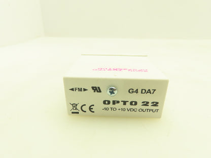Opto22 G4 DA7 G4 Analog I/O Input Output Module Single channel