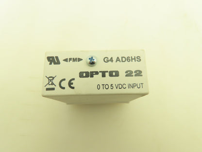 Opto 22 G4 AD6HS Voltage Input High Speed Analog Module Lot of 4