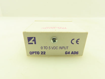 Opto 22 G4 AD6 Analog Output Module G4 -5 to +5 VDC