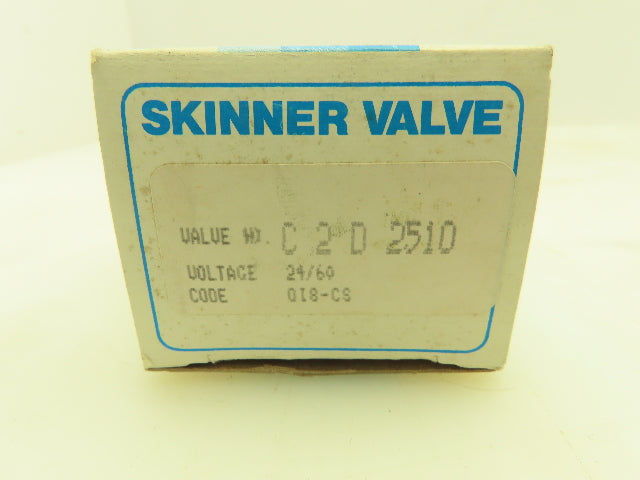 Honeywell Skinner C2D2510 Solenoid Valve 2-Way (NC) 24VAC 90 PSI 1/8" NPT