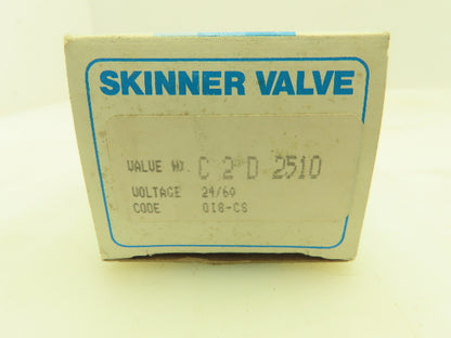 Honeywell Skinner C2D2510 Solenoid Valve 2-Way (NC) 24VAC 90 PSI 1/8" NPT