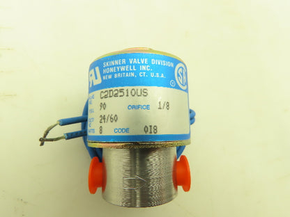 Honeywell Skinner C2D2510 Solenoid Valve 2-Way (NC) 24VAC 90 PSI 1/8" NPT