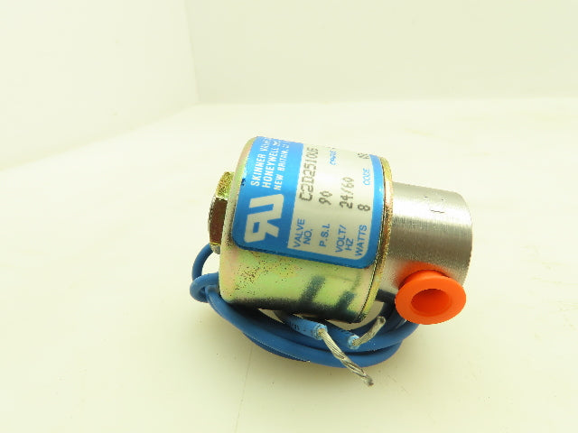Honeywell Skinner C2D2510 Solenoid Valve 2-Way (NC) 24VAC 90 PSI 1/8" NPT