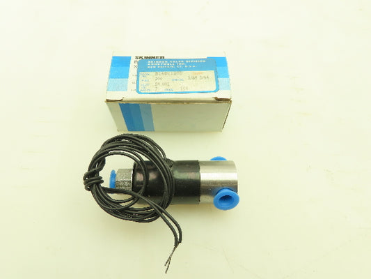Honeywell Skinner B16DK1200 Solenoid Valve 3-Way (NC) 24VDC 200 PSI 1/8" NPT