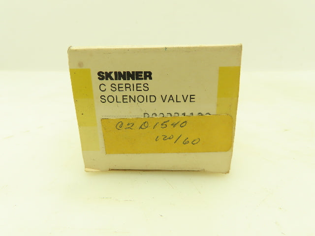 Honeywell Skinner C2D1540 Solenoid Valve 2-Way (NO) 120V 275 PSI 1/8" NPT